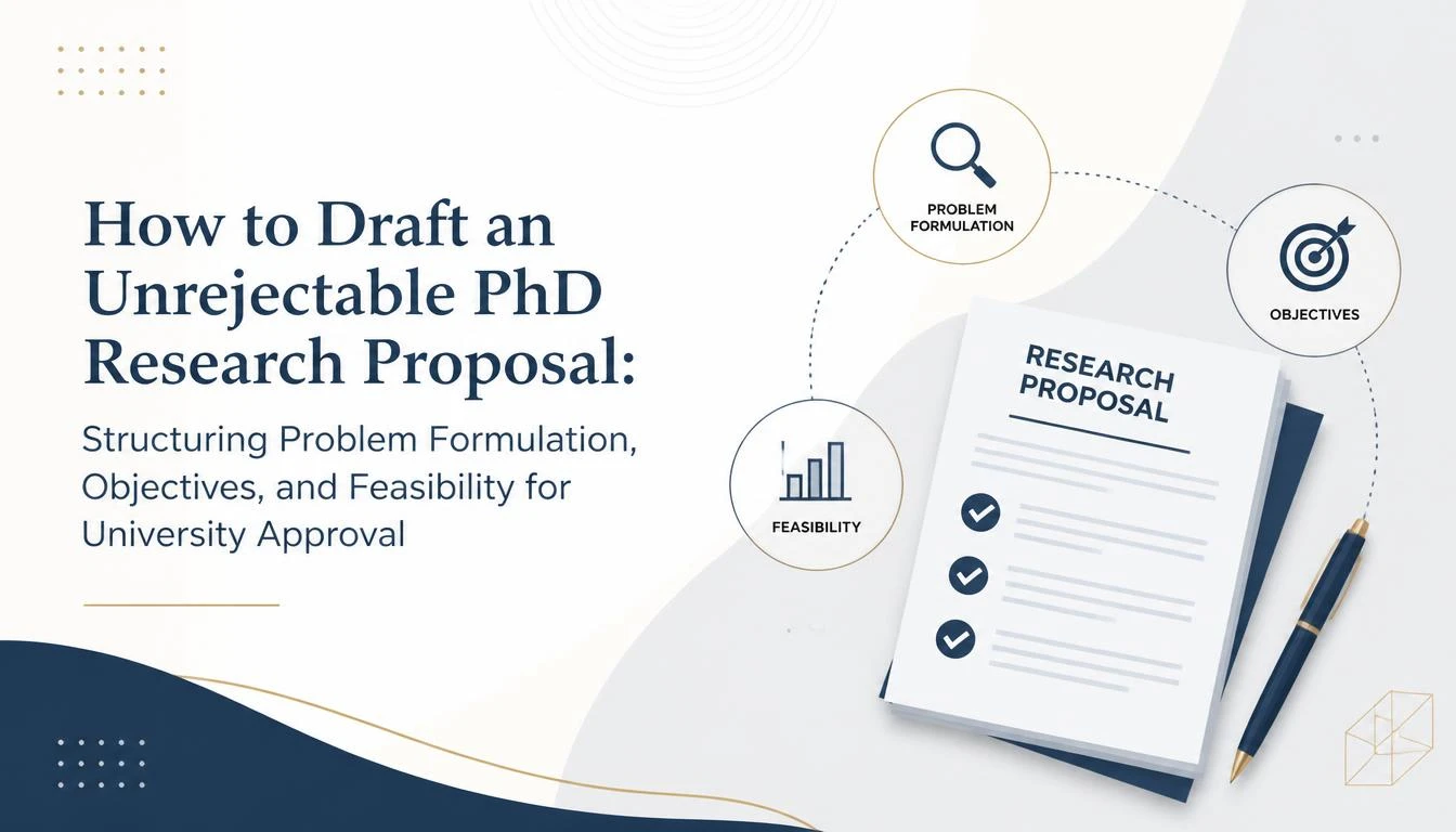 How to Draft an Unrejectable PhD Research Proposal: Structuring Problem Formulation, Objectives, and Feasibility for University Approval