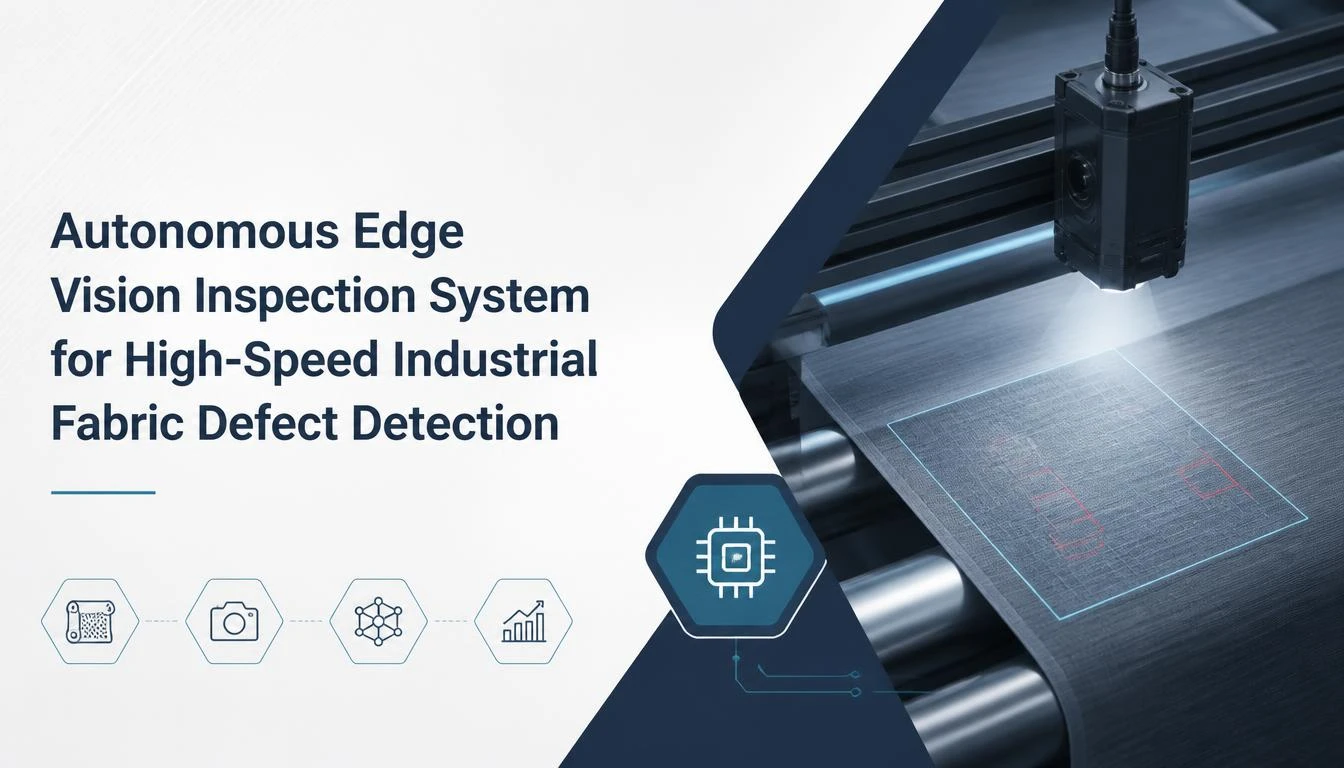 Autonomous Edge Vision Inspection System for High-Speed Industrial Fabric Defect Detection