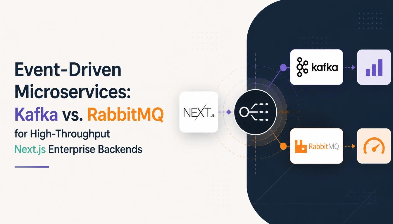 Event-Driven Microservices: Kafka vs. RabbitMQ for High-Throughput Next.js Enterprise Backends