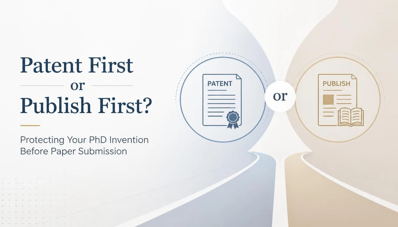 Patent First or Publish First? Protecting Your PhD Invention Before Paper Submission
