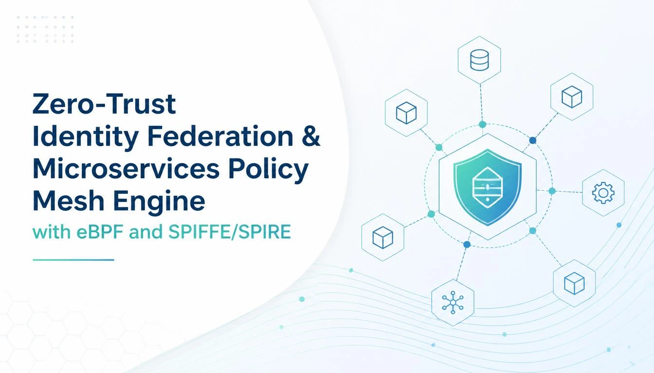 Zero-Trust Identity Federation & Microservices Policy Mesh Engine with eBPF and SPIFFE/SPIRE